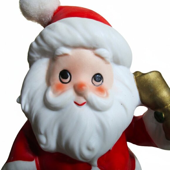 RARE Josef Originals Illuminated Santa Figurine Lamp Vintage Ceramic Christmas - Picture 4 of 12